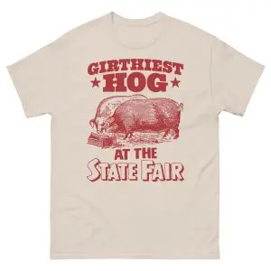 Girthiest Hog At The State Fair.