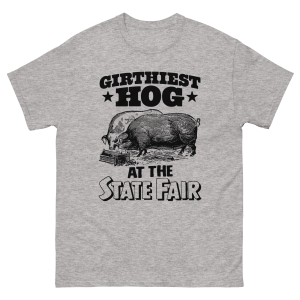 Girthiest Hog At The State Fair.