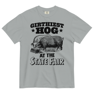 Girthiest Hog At The State Fair.